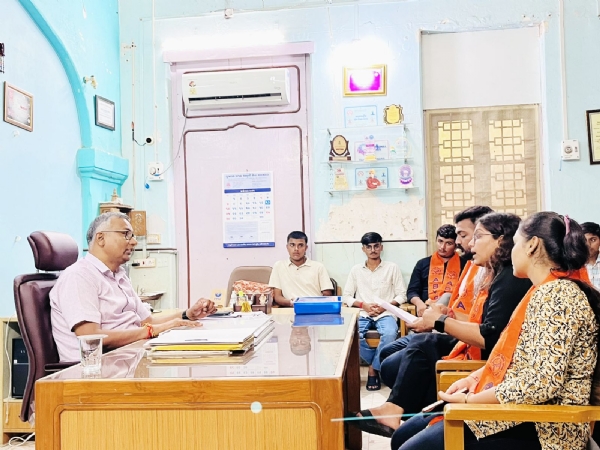 શૈક્ષણિક પરિસરોની સુરક્ષા માટે એ.બી.વી.પી.મેદાને.