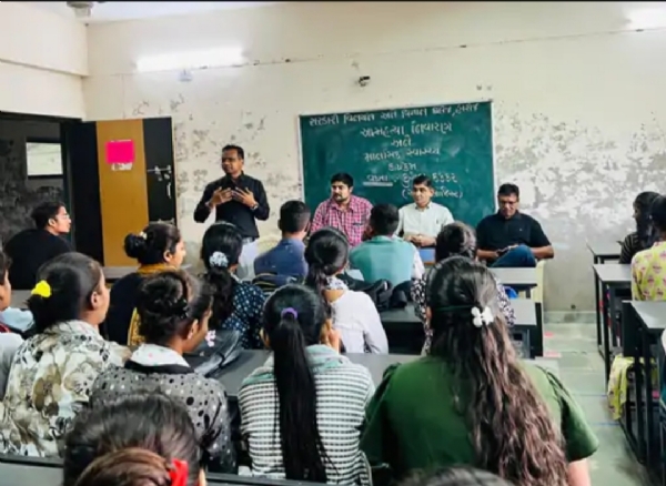 હારીજ કૉલેજમાં માનસિક સ્વાસ્થ્ય અને આત્મહત્યા નિવારણ પર માર્ગદર્શન કાર્યક્રમ