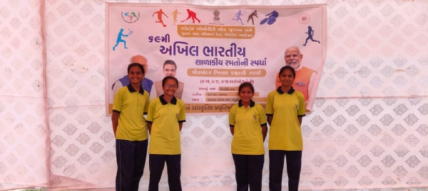 આર્ય કન્યા ગુરુકુલની વિદ્યાર્થીનિઓ એથ્લેટીક્ રમતમાં અવ્વલ.