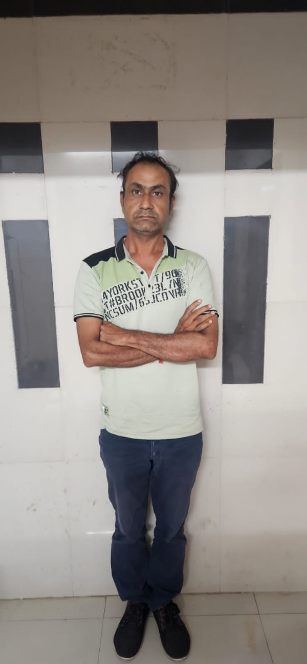 છેતરપીંડીના ગુન્હામાં ફરાર આરોપી ઝડપાયો.