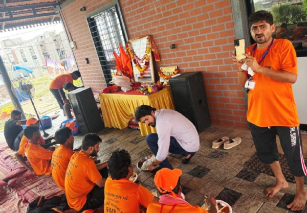 મુંબઈથી માતાનો મઢ કચ્છ સાયકલ ઉપર જતા 1500 યાત્રાળુ અંકલેશ્વર આવી પહોંચ્યા