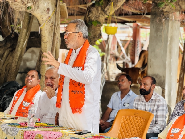 ઘેડ પંથકમાં જિલ્લા પંચાયત સીટ પર ભાજપ દ્વારા બેઠક યોજાઈ.