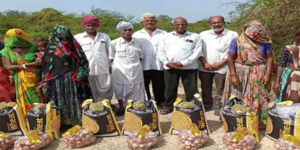 માનવતાની મિસાલ : ધુળાભાઈ બજાણીયાની પૂર પીડિતોને સહાય
