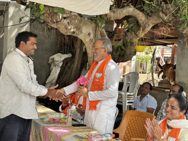 ઘેડ પંથકમાં જિલ્લા પંચાયત સીટ પર ભાજપ દ્વારા બેઠક યોજાઈ.