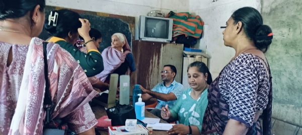 સોઢાણામાં રાષ્ટ્રીય આયુર્વેદ દિવસ 2025 - આયુર્વેદ ફોર પીપલ એન્ડ પ્લેનેટ અંતર્ગત નિદાન સારવાર કેમ્પ યોજાયો.