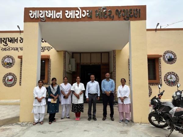 મહેસાણા જિલ્લામાં આરોગ્ય સેવાઓની સમીક્ષા : રાજ્ય કક્ષાના અધિકારીઓ દ્વારા PHC, UPHC અને HWC ખાતે મુલાકાત લઈ NP-NCD પ્રોગ્રામ અંતર્ગત માર્ગદર્શન