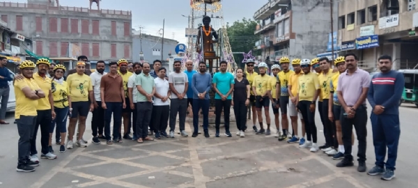 વિશાળ સાયકલ રેલીનું આયોજન કરવામાં આવ્યું