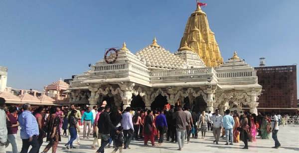 Ambaji mandir ma samay badlayo