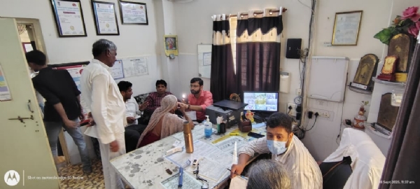 ગરેજ પ્રાથમિક આરોગ્ય કેન્દ્ર ખાતે સ્વસ્થ નારી, સશકત પરિવાર અભિયાન અંતર્ગત મેડિકલ કેમ્પ યોજાયો.