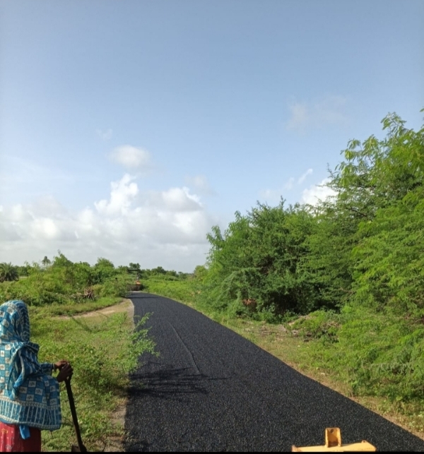 પોરબંદર જિલ્લામાં માર્ગ મકાન વિભાગ પંચાયત દ્વારા અમર -ડેૈયર રોડની માર્ગ મરામતની કામગીરી કરાઈ.