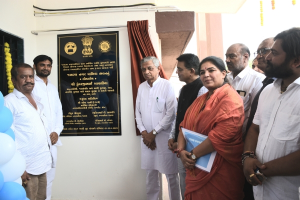 જસદણ નગરપાલિકાના નવા ભવનનું લોકાર્પણ