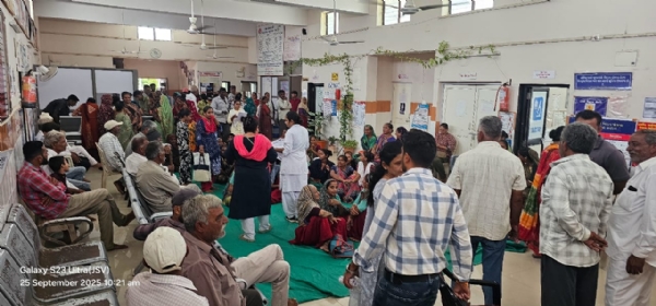 મોઢવાડા ખાતેના મેડિકલ કેમ્પમાં 290 લોકોએ વિવિધ આરોગ્ય સેવાઓનો લીધો લાભ.