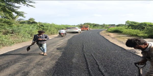 રાણાવાવ તાલુકામાં માર્ગ અને મકાન વિભાગ પંચાયત હસ્તકના માર્ગોની મરામત કામગીરી હાથ ધરાઈ