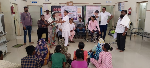 વડનગર તાલુકાના સૂંઢિયા ગામે સ્વચ્છતા હી સેવા અંતર્ગત સફાઈ મિત્ર સુરક્ષા શિબિરનું આયોજન