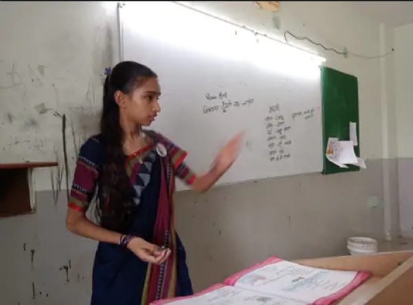શિક્ષક દિનની અનોખી ઉજવણી: વિદ્યાર્થીઓ બન્યા શિક્ષક