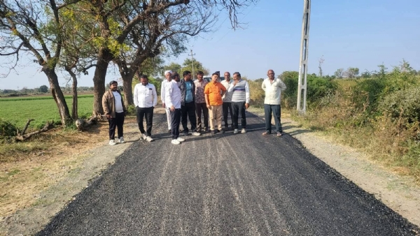1.85 કરોડના ગાધકડા–વિજયાનગર રોડ વિકાસ કાર્યનું ધારાસભ્ય મહેશભાઈ કસવાળાએ કર્યું સ્થળ નિરીક્ષણ