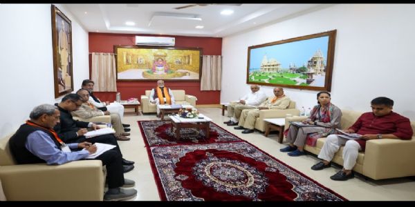 પ્રધાનમંત્રી મોદી એ, શ્રી સોમનાથ ટ્રસ્ટની બેઠકની અધ્યક્ષતા કરી