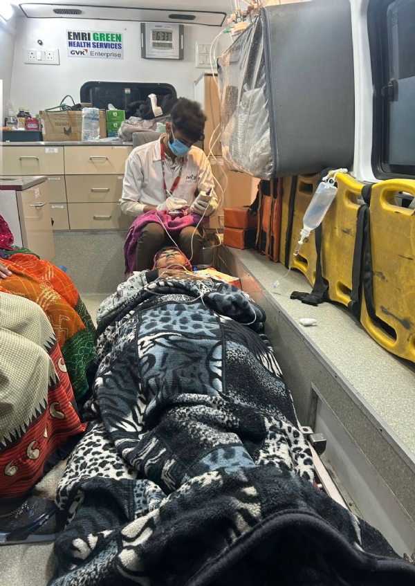 બળેજ 108ની ટીમ બની દેવદૂત.