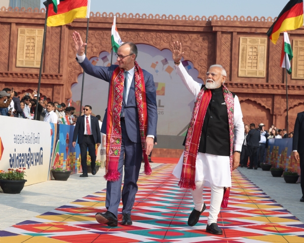 International Kite Festival-2026 begins with Prime Minister Modi and German Chancellor Friedrich Merz flying kites
