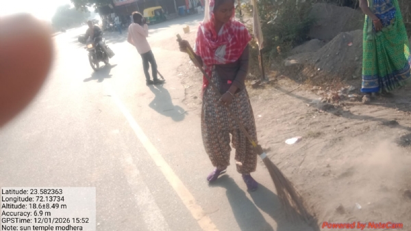 ઉત્તરાર્ધ મહોત્સવ અંતર્ગત મોઢેરા સૂર્યમંદિર નજીક સ્વચ્છતા અભિયાન, બેચરાજી–મહેસાણા હાઇવે પર સફાઈ કામગીરી ઉત્તરાર્ધ મહોત્સવ અંતર્ગત મોઢેરા સૂર્યમંદિર નજીક સ્વચ્છતા અભિયાન, બેચરાજી–મહેસાણા હાઇવે પર સફાઈ કામગીરી