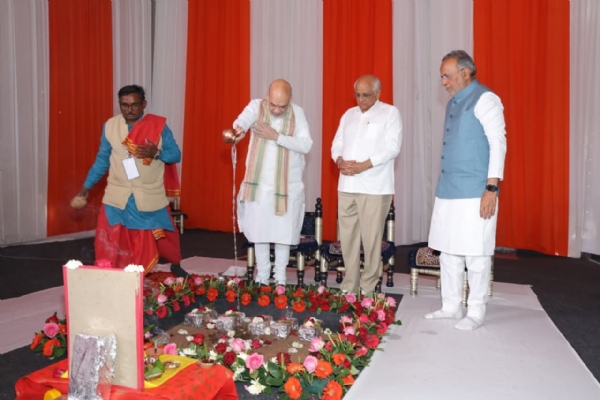 અમિત શાહ દ્વારા ગાંધીનગર ખાતે ગુજરાત બાયોટેકનોલોજી રિસર્ચ સેન્ટરની BSL-4 Bio-containment Facilityનું ખાતમુહૂર્ત