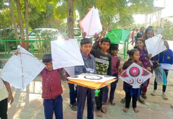 શંખેશ્વર તાલુકાના પંચાસર ગામમાં આવેલી  શ્રી પંચાસર અનુપમ પ્રાથમિક શાળામાં ઉત્તરાયણની ઉજવણી