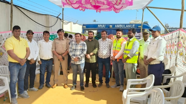 માર્ગ સલામતી માસની ઉજવણી અંતર્ગત આંખનો નિદાન કેમ્પ યોજાયો.