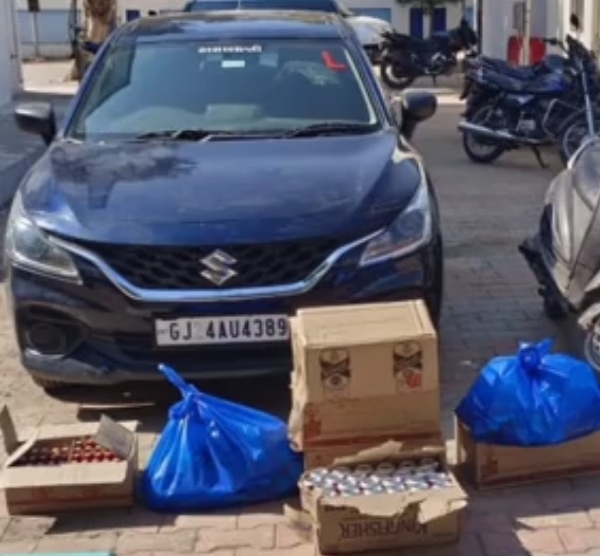 પાટણમાં છીંડીયા દરવાજા પાસે વિદેશી દારૂનો મોટો જથ્થો ઝડપાયો પાટણમાં છીંડીયા દરવાજા પાસે વિદેશી દારૂનો મોટો જથ્થો ઝડપાયો