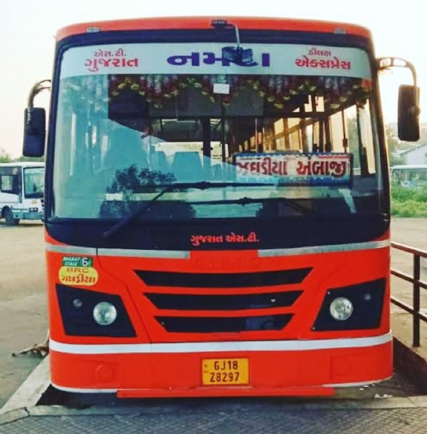 ઝગડિયા નજીક 16 મુસાફરોને લઈને જતી એસ.ટી.બસની બ્રેક ફેઈલ