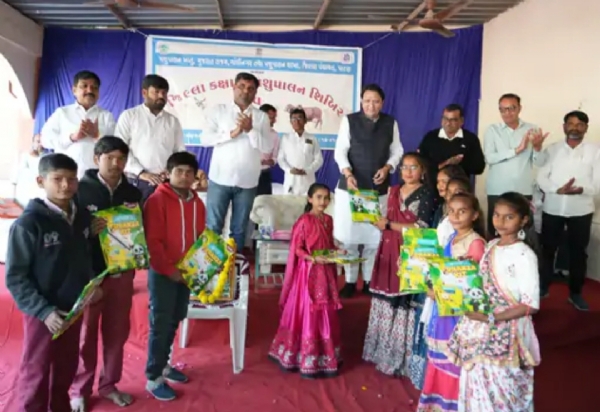 સિદ્ધપુરના ખળી ગામે જિલ્લા કક્ષાની પશુપાલન શિક્ષણ શિબિર યોજાઈ