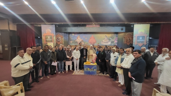 સાંદીપનિના શ્રીહરિ મંદિરના 20માં પાટોત્સવના મહામહોત્સવ અંતર્ગત બેઠક યોજાઇ.