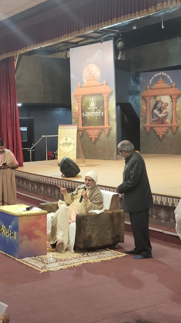 સાંદીપનિના શ્રીહરિ મંદિરના 20માં પાટોત્સવના મહામહોત્સવ અંતર્ગત બેઠક યોજાઇ.