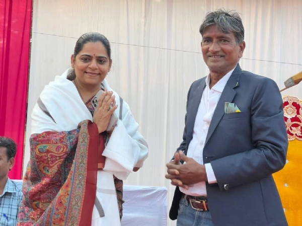 દેલોય ખાતે ONGC મહેસાણા ના ડેપ્યુટી જનરલ મેનેજર દિલીપકુમાર ઝાલૈયાના નિવૃત્તિ સન્માન સમારોહમાં ધારાસભ્ય મનીષા સુથારની હાજરી