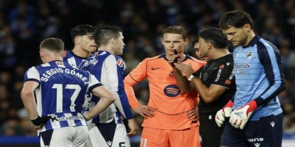 લા લિગા 2025-26: રિયલ સોસિએદાદે બાર્સેલોનાને 2-1થી હરાવ્યું, જીતની પરંપરા તોડી