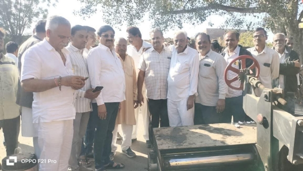 ધારી તાલુકાના દેવળા–રામપુર–હુડલી–ચલાલા રોડના રિસર્ફેસિંગ કાર્યનું ખાતમુહૂર્ત