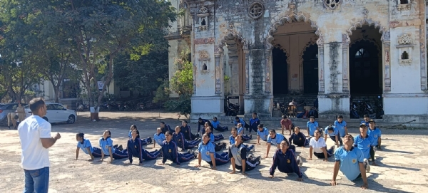 જૂનાગઢમાં બહાઉદ્દીન વિનયન કોલેજના વિદ્યાર્થીઓએ