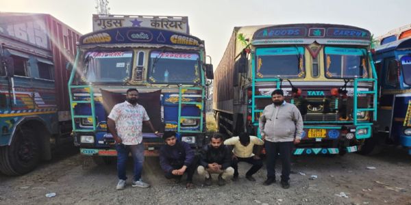 પાનોલી હાઈવે પરની હોટલ પરથી ખીચોખીચ પશુ ભરેલ 4 કન્ટેનર એડબલ્યુબીની ટીમે ઝડપી પાડ્યા