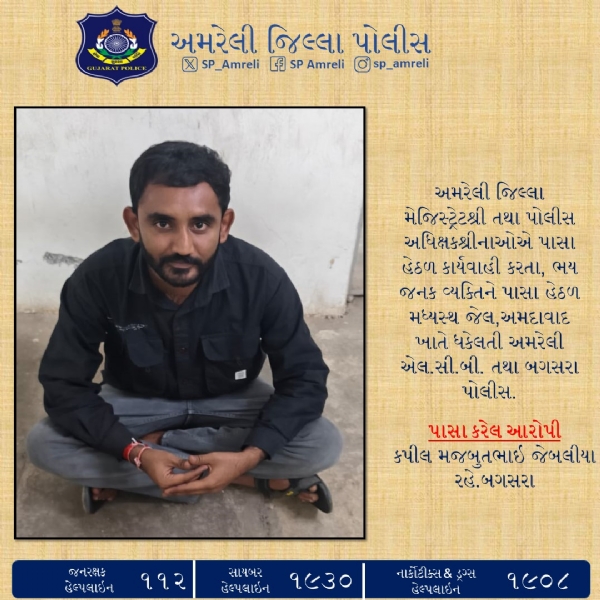 પાસા હેઠળ કડક કાર્યવાહી