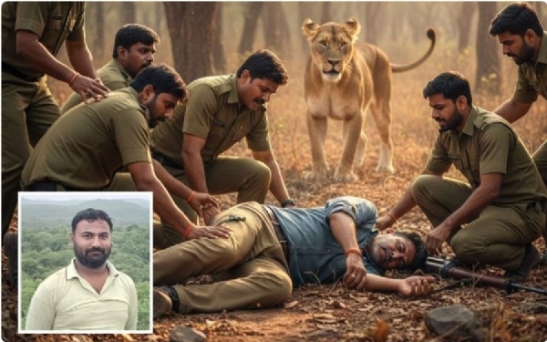 शेरनी को बेहोश करने के दौरान ट्रैंक्विलाइज़र लगने से वन ट्रैकर की मौत