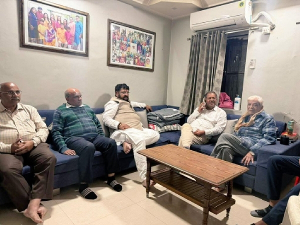 મહેસાણા જિલ્લા ભાજપ પ્રમુખ ગિરીશભાઈ રાજગોર સાથે ડો. ટી. આઈ. પટેલની શુભેચ્છા મુલાકાત મહેસાણા જિલ્લા ભાજપ પ્રમુખ ગિરીશભાઈ રાજગોર સાથે ડો. ટી. આઈ. પટેલની શુભેચ્છા મુલાકાત