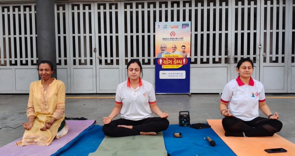 પોરબંદર ખાતે ‘સ્વસ્થ ગુજરાત, મેદસ્વીતા મુક્ત ગુજરાત’ અભિયાન હેઠળ એક માસીય કેમ્પનું આયોજન.