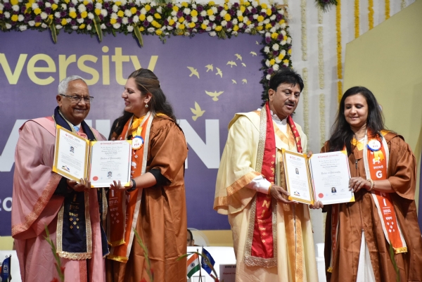 ખેરવામાં ગણપત યુનિવર્સિટીના ૧૯મા પદવીદાન સમારોહમાં ૪,૭૨૧ વિદ્યાર્થીઓને પદવીઓ એનાયત