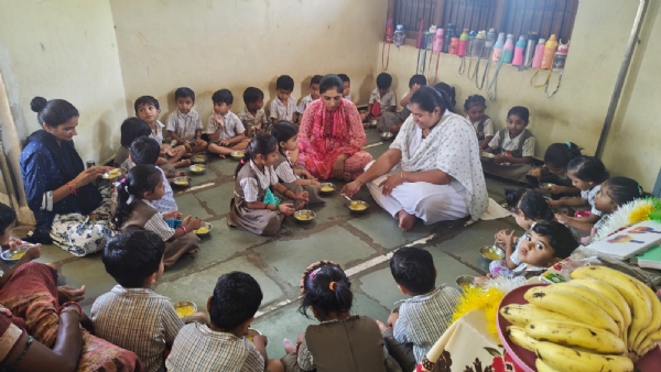 કેશોદના મઘરવાડા ગામની આંગણવાડી