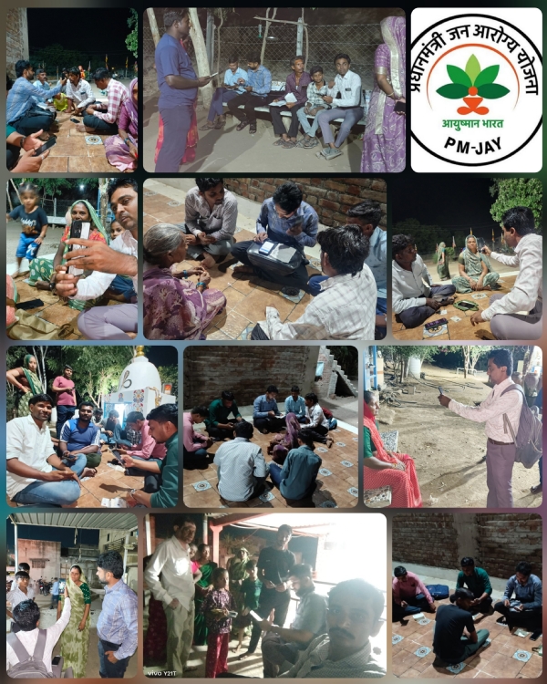 આરોગ્ય વિભાગ દ્વારા કરવામાં આવેલ કામગીરી