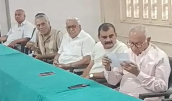 હારીજમાં લોહાણા મહાજન સમાજની સભા, જનકભાઈ ઠક્કરનું સન્માન