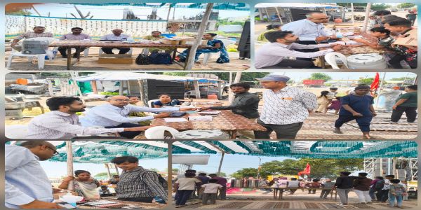 નવરાત્રી નિમિત્તે સિહોરમાં પદયાત્રીઓ માટે પ્રાથમિક સારવાર કેમ્પ