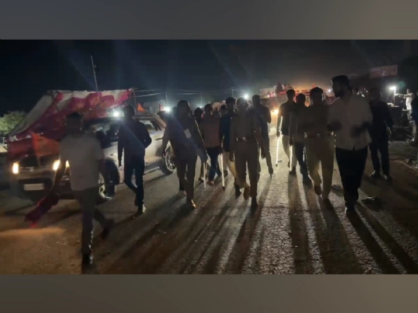માતાનામઢ ખાતે ફૂટ પેટ્રોલિંગ