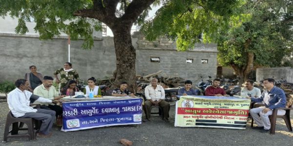 વિસાવદરના નાની મોણપરી ગામે આરોગ્ય નિદાન કેમ્પ યોજાયો બ્લડપ્રેશર, ડાયાબિટીસ સહિતના રોગોનું સ્ક્રિનિંગ- નિદાન અને સારવારની સેવાઓનો ગ્રામજનોએ લાભ લીધો