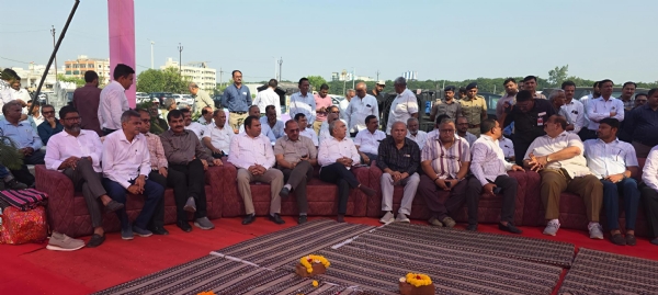 અંકલેશ્વર જીઆઈડીસી હાઉસિંગ પ્લોટ યુપી 1 માં ભૃગુ નર્મદા સરોવરનો ખાત મુહૂર્ત સમારોહ યોજાયો
