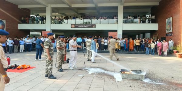 VNSGU ખાતે ONGC હજીરાના CISF યુનિટ દ્વારા 